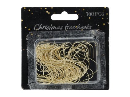 vanocni hacky zlate sada 100 ks