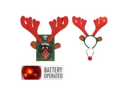 nahlavni souprava sobi parohy blikajici nos