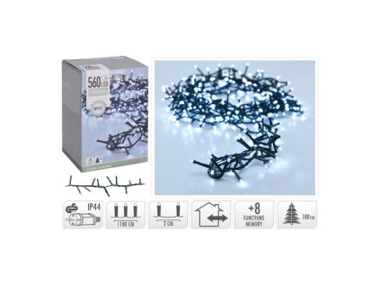 svetelny retez 560 led bily studeny delka 11 m 230v venk pouziti