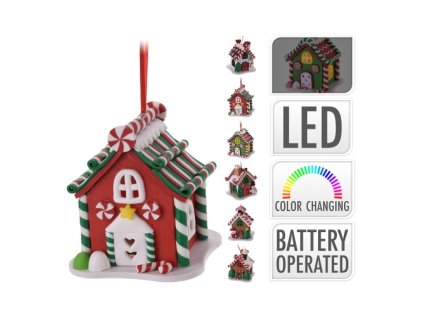 cukrikova chaloupka s led svetlem mix cena 1ks