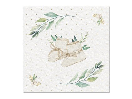 ubrousky paw airlaid 40x40 cm hello baby