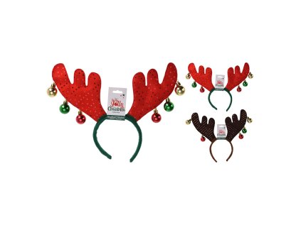 celenka detska sobi parohy s vian koulemi 38 cm mix 1ks