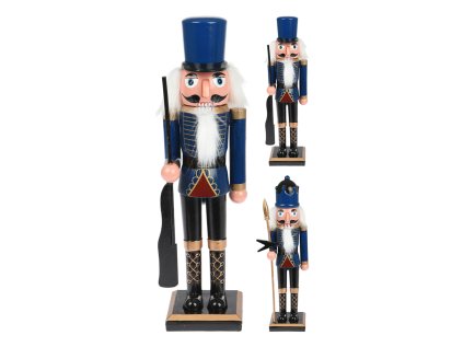 figurka louskacek 38 cm modry mix 1ks