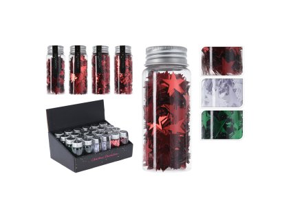 dekoracni konfety vanocni 30g mix cena 1ks