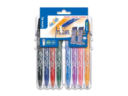 roller gumovaci pilot frixion ball 0 7mm set2go sada 8 ks