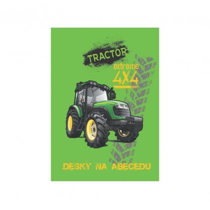 Desky na ABC abecedu písmena traktor 3-96021