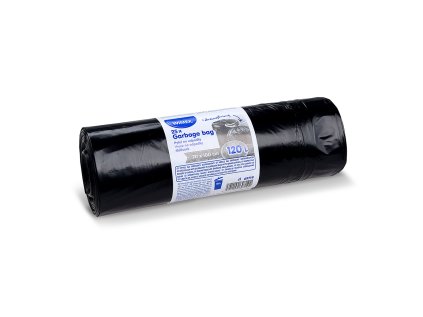 pytle na odpad ldpe zatahovaci cerne 70 x 100 cm 120l 25 ks
