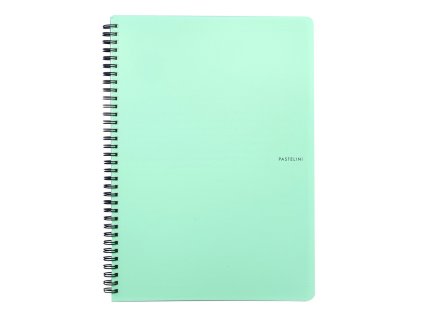 spiralovy blok pp pastelini a5 60 listu zeleny