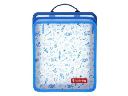 poradac do aktovek batohu step by step modry