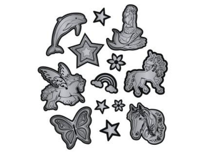 reflexni samolepky detske step by step stribrne