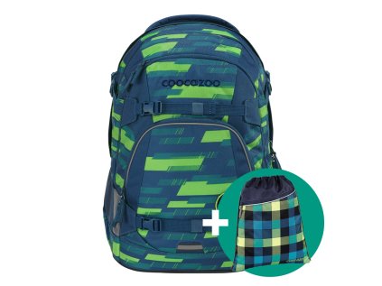 skolni batoh coocazoo mate lime stripe certifikat agr darek