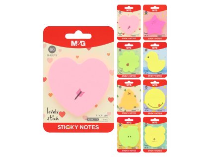 blok lepici m g lovely stick 71x71 mm 60 listu 8 designu