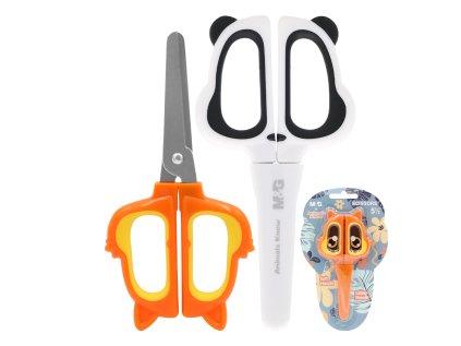 nuzky detske m g animals know 5 5 136 mm oranzove bile