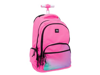 skolni batoh na koleckach milan 25 l serie sunset ruzovy