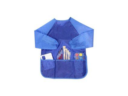 detska zastera na vytvarnou vychovu modra kluci