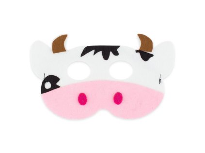 maska na oblicej kravka 18 5x11 cm