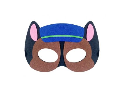 maska na oblicej pes policejni hlidka 18 x 12 cm