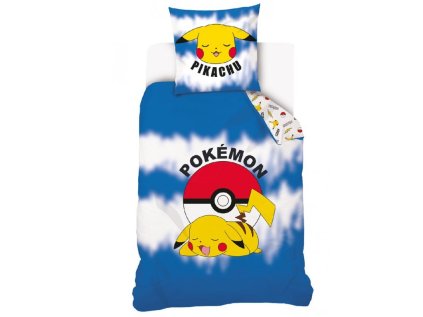 41814 detske povleceni pokemon unaveny pikachu