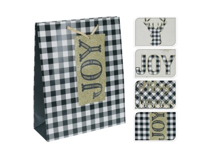 darkova taska vanocni 18x10x23 cm stredni 4 designy