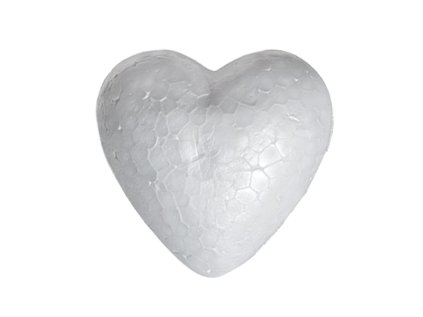 srdce polystyrenove 85 mm sada 2 ks