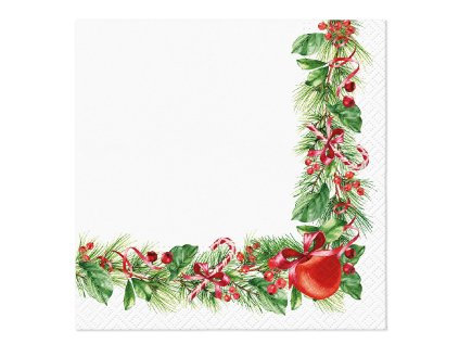 ubrousky tat 33x33cm christmas branches decor