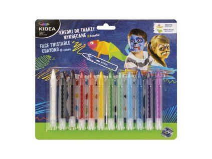 barvicky na oblicej twist up 12 ks sada