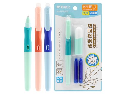 pero bombickove gumovaci atrament m g u grip 2 bombicky 3 barvy