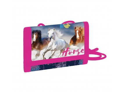 Dětská textilní peněženka kůň koně 3-59824
