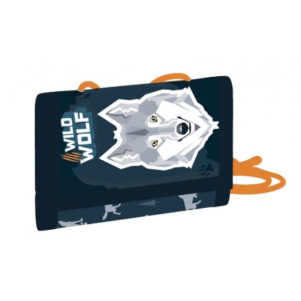 Karton P+P Dětská textilní peněženka vlk 8-05324