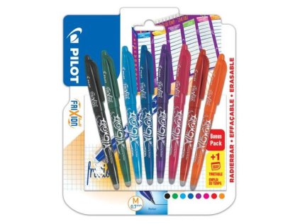 roller gelovy gumovaci pilot frixion ball 0 7 mm mix barev 8 ks rozvrh hodin