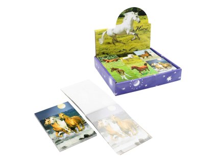 blok trhaci s potiskem 59x83 mm 40l horse