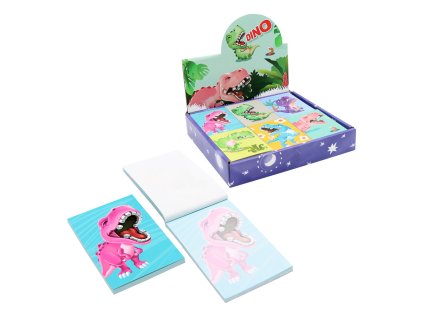 blok trhaci s potiskem 59x83 mm 40l dinosaur
