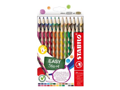 pastelky stabilo easycolors pro levaky 24 ks sada