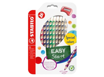 pastelky stabilo easycolors pro pravaky 12 ks sada se struhadlem