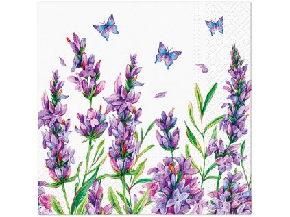 ubrousky tat 33x33cm lavender butterfly