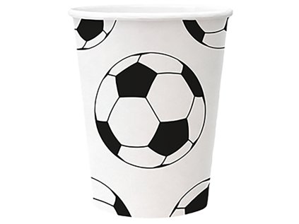 papirovy kelimek paw eco 250 ml soccer ball 8 ks