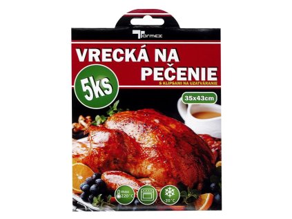 kapsy na peceni s klipsami 35cm x 40cm