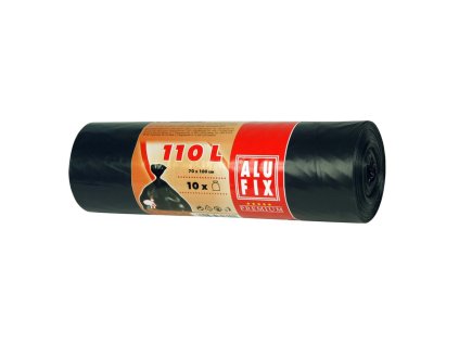 pytle na odpad ldpe 110l 10ks 70x100cm cerne 80 mic