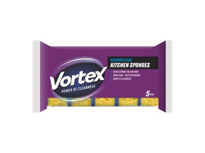 kuchynske spongie vortex macroporous 5 ks