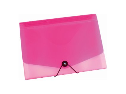 organizer na dokumenty s gumou a4 opaline cira ruzova 13kapes