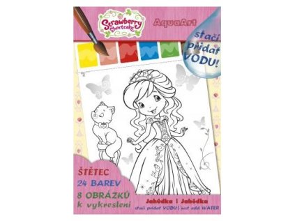 omalovanka a4 akim aquaart staci pridat vodu strawberry shortcake