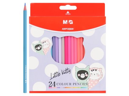 pastelky sestihranne m g so many cats pastel sada 24 ks