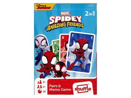 karty hraci cerny peter pexeso 2v1 spiderman