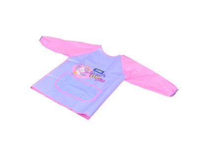 detska zastera na vytvarnou vychovu ruzova holky unicorn