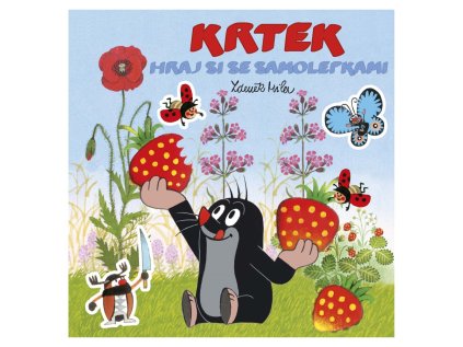 kreativni sesit akim hraj si se samolepkami krtek