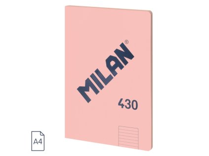 zosit linkovany a4 milan 48 listu ruzovy