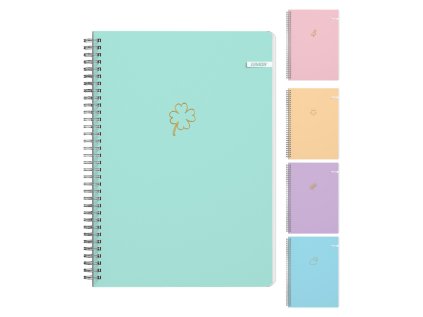 blok linkovany se spiralou soft touch a5 80 listu