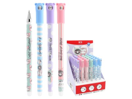 pero gelove gumovaci m g ierase so many cats pastel 4 designy modra napln