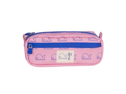 pouzdro milan 460 2 zipovy prazdny ruzovy