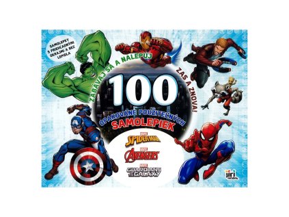 samolepkovy album 100 samolepek marvel